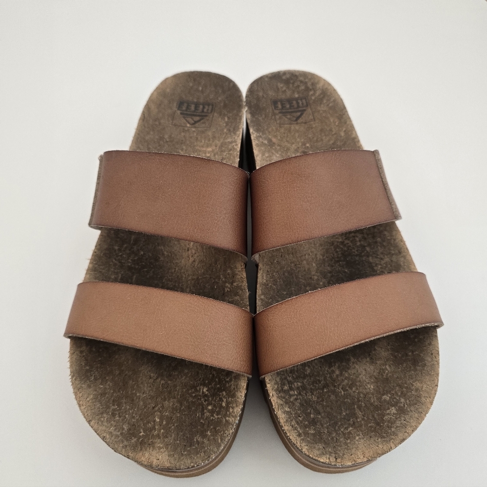 Cushion Vista Hi Platform Slide Sandal (Women) Sz 10